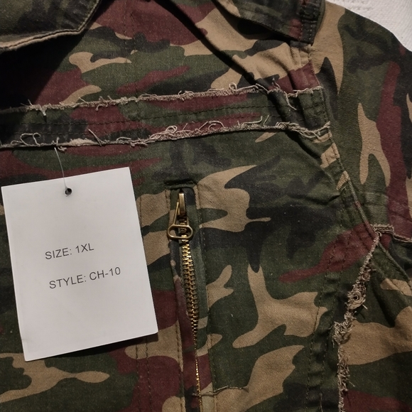 Cotton Hills Ladies Embroidered Camo Stretch Jacket - Picture 5 of 14